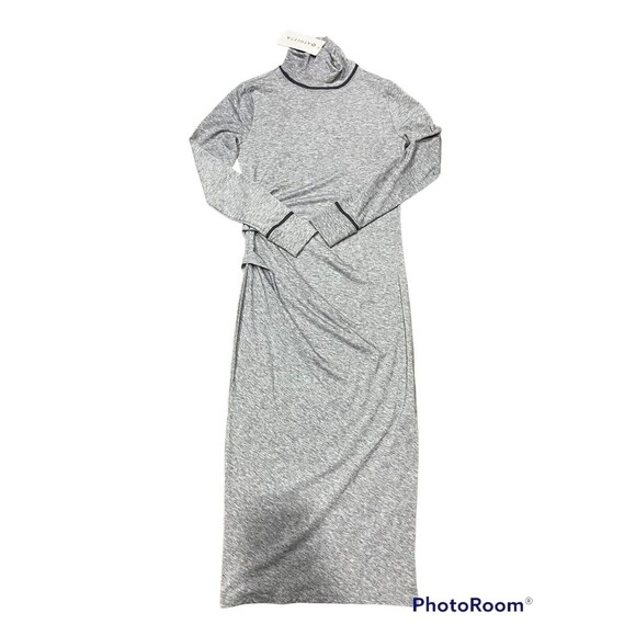 Athleta Industry Turtleneck Dress, Grey Heather SZ Small  #352696 NWT - Picture 2 of 3